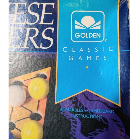 Vintage Golden Classic Games Chinese Checkers Board Game 60 Marbles Used - Picture 4 of 13